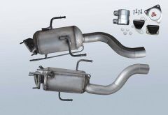 Filtres à particules diesel VW Touareg 3.0 TDI (7LA,7L6,7L7)