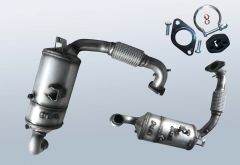Filtres à particules diesel FORD Fiesta VI Van 1.6 TDCI (CB1|JA8)