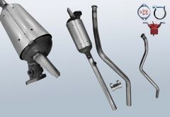 Filtres à particules diesel RENAULT Laguna II 1.9 dCI (BG0/1)