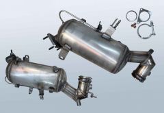 Filtre à particules diesel avec OXI Cat OPEL Astra K Sports Tourer 1.6 CDTI (B16)