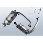 Filtres à particules diesel FORD Focus 1.6 TDCI (CAP)