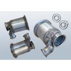 Filtres à particules diesel VW Golf VII 1.6 TDi (5G1, BQ1, BE1, BE2)
