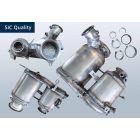 SIC Filtre à particules diesel avec OXI Cat SKODA Octavia III Combi 4x4 2.0 TDI (5E5 5E6)