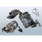 Filtres à particules diesel avec OXI Cat RENAULT Megane III 1.6 dCi (BZ00 BZ12 BZ13)