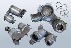 DPF - Dieselpartikelfilter mit OXI KAT VW Golf VII 1.6 TDi (5G1, BQ1, BE1, BE2)