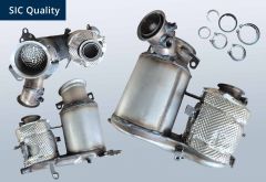 SIC Filtre à particules diesel avec OXI Cat AUDI A3 Limousine quattro 2.0 TDi (8VS, 8VM)